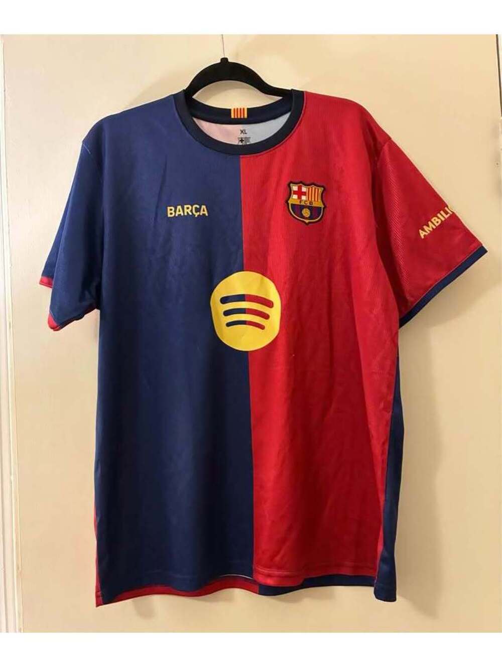 FC Barcelona Lamine Yamal #19 Home Jersey Size XL
